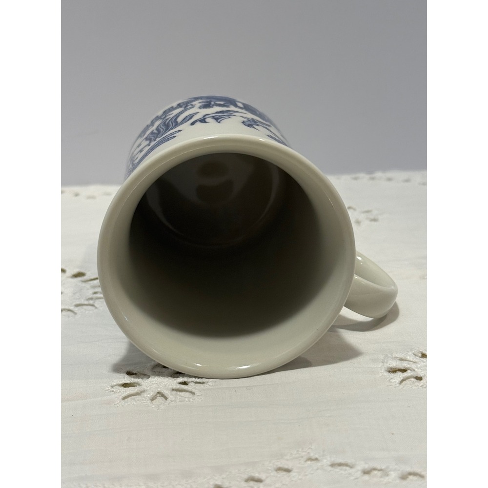 Vintage Blue Willow Churchill New Tall Coffee Mug Blue & White Chinoiserie - Picture 3 of 4